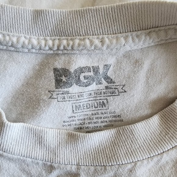 DGK Distressed Hustle Hard Shirt (Medium) - Picture 3 of 3